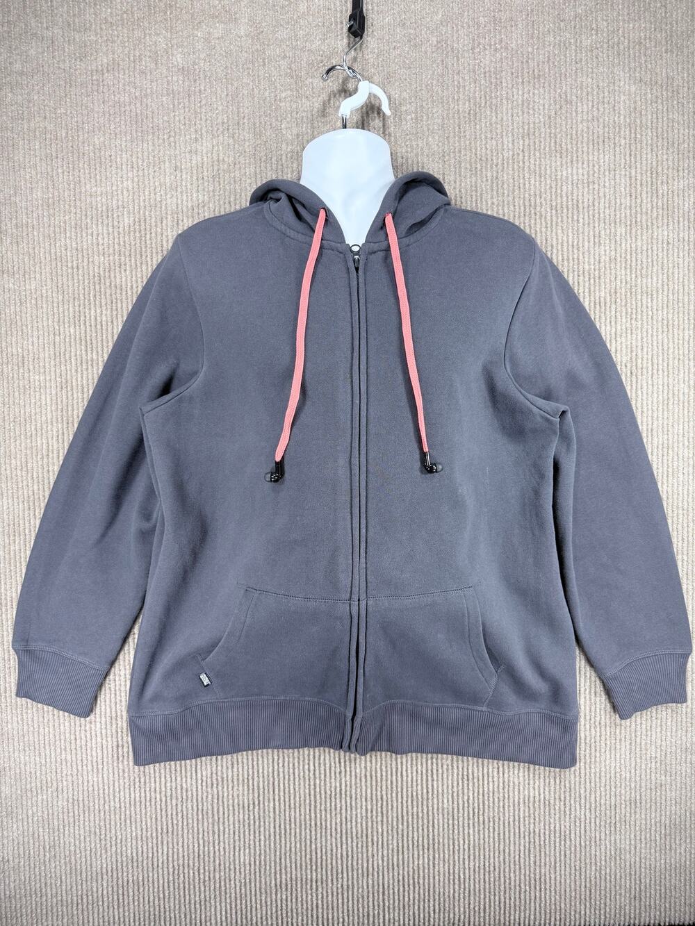 Old Navy Techno Hoodie XXL Gray Zip Jacket Built In Headphones NWT